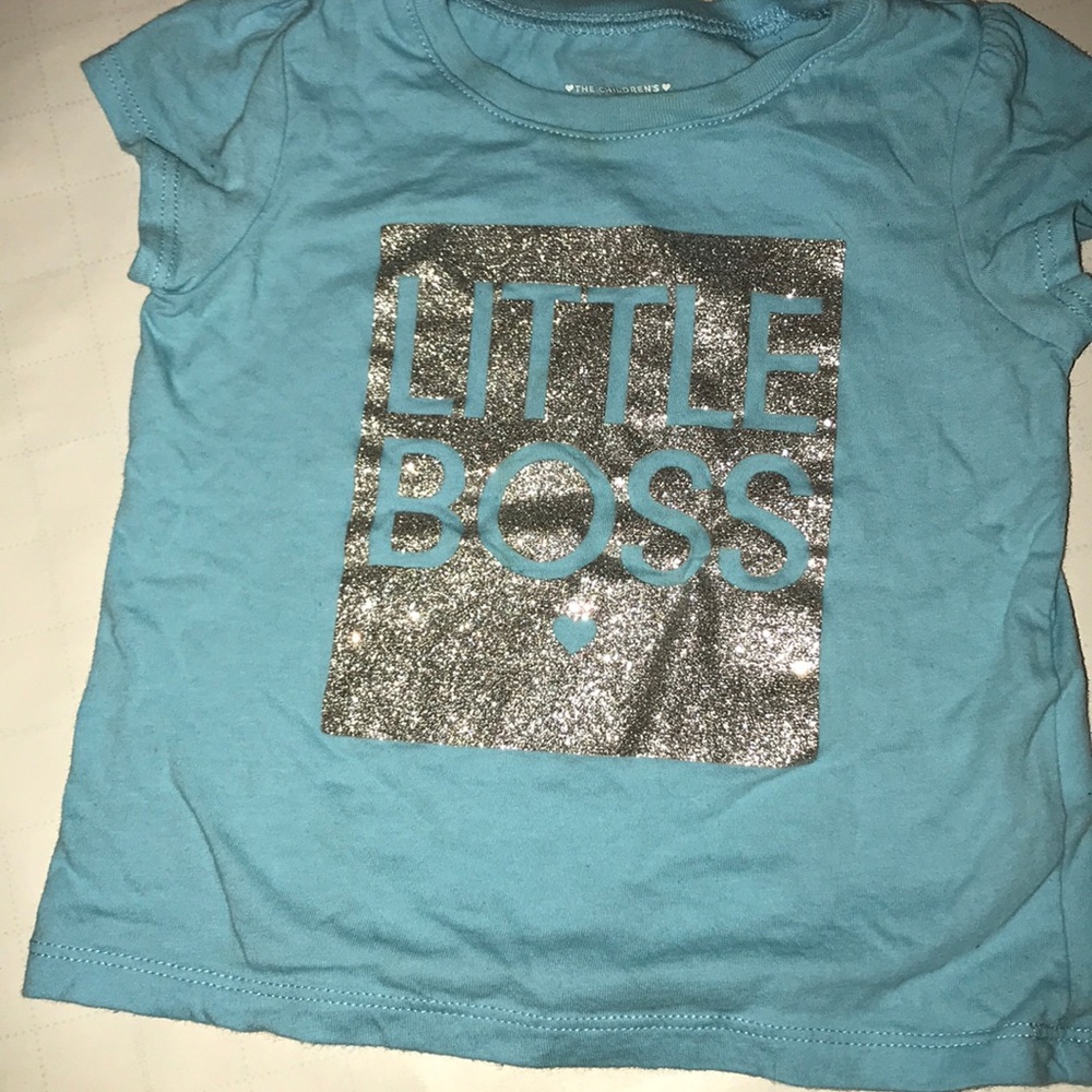 Girls 12-18 months little boss t shirt